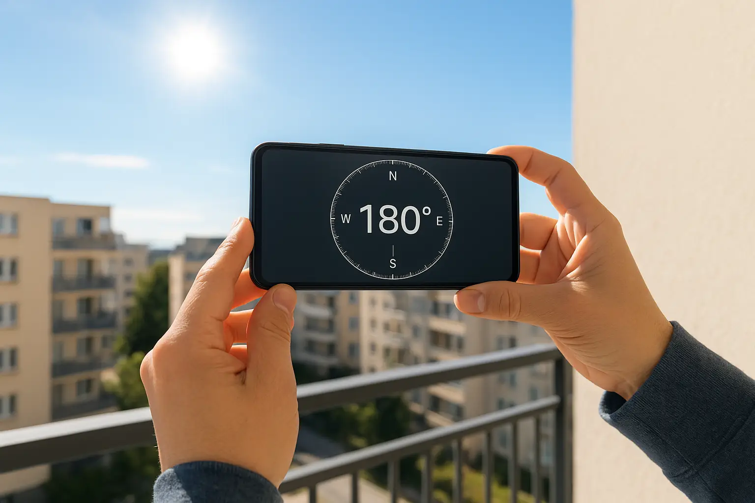 Instructions de mesure de boussole